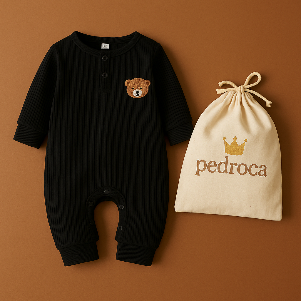 Macacão Infantil Abraço de Urso