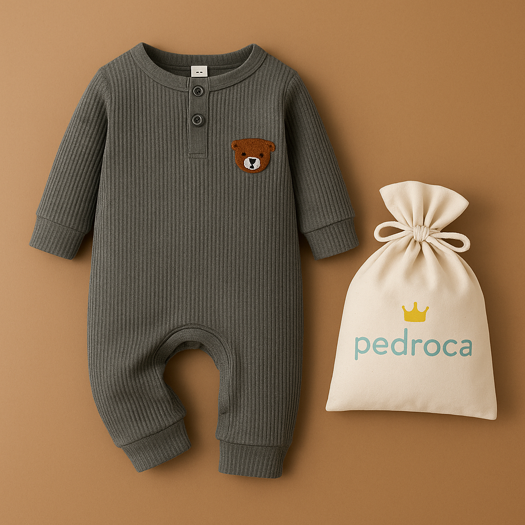 Macacão Infantil Abraço de Urso