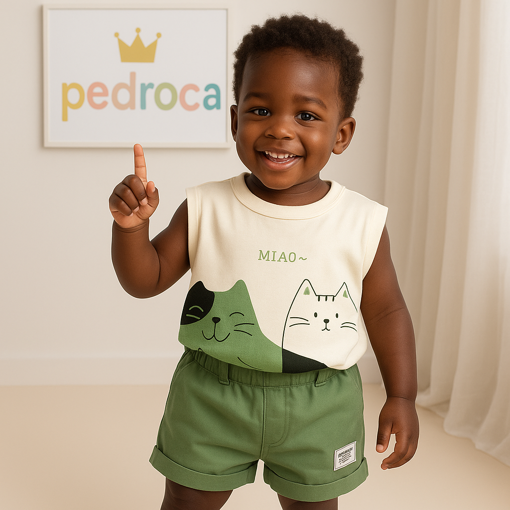 Conjunto Infantil Regata Gatíneos