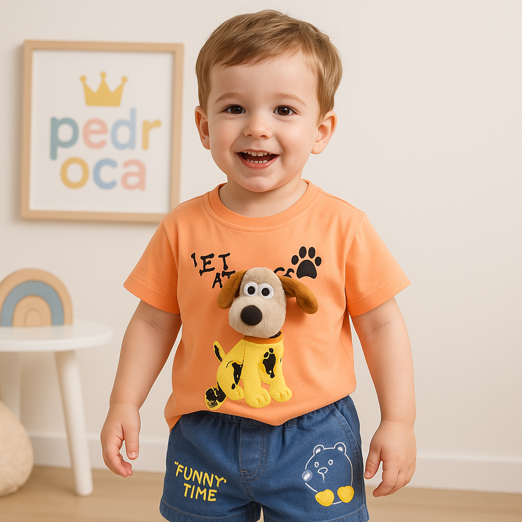 Conjunto Infantil Meu Cachorrinho