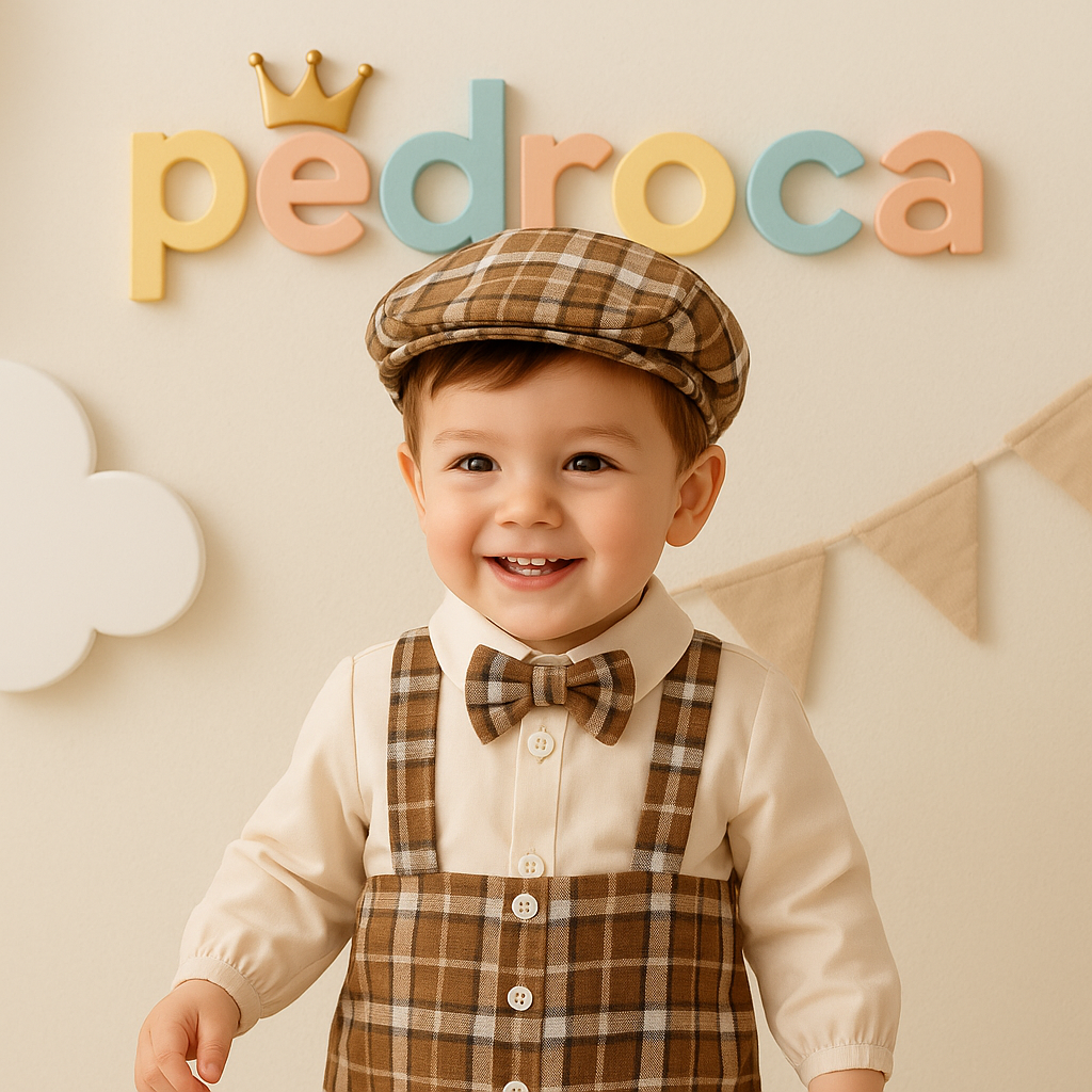 Macacão Infantil Elegante Holmes