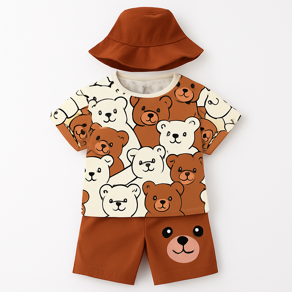 Conjunto Infantil Pequenos Ursinhos