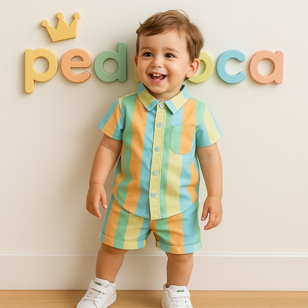 Conjunto Infantil Tricoline