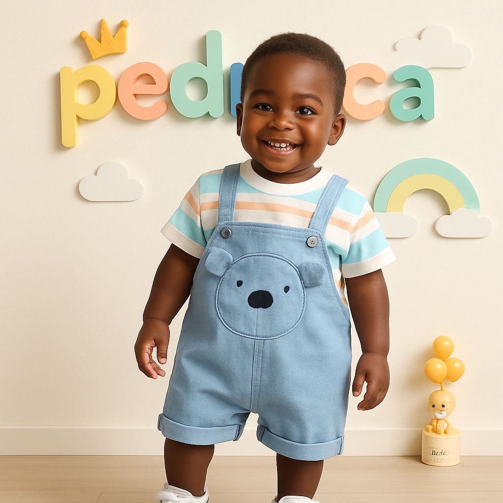 Macacão Infantil Meu Ursinho