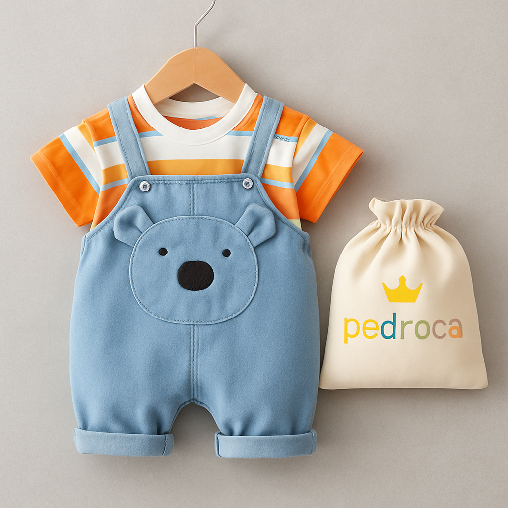 Macacão Infantil Meu Ursinho