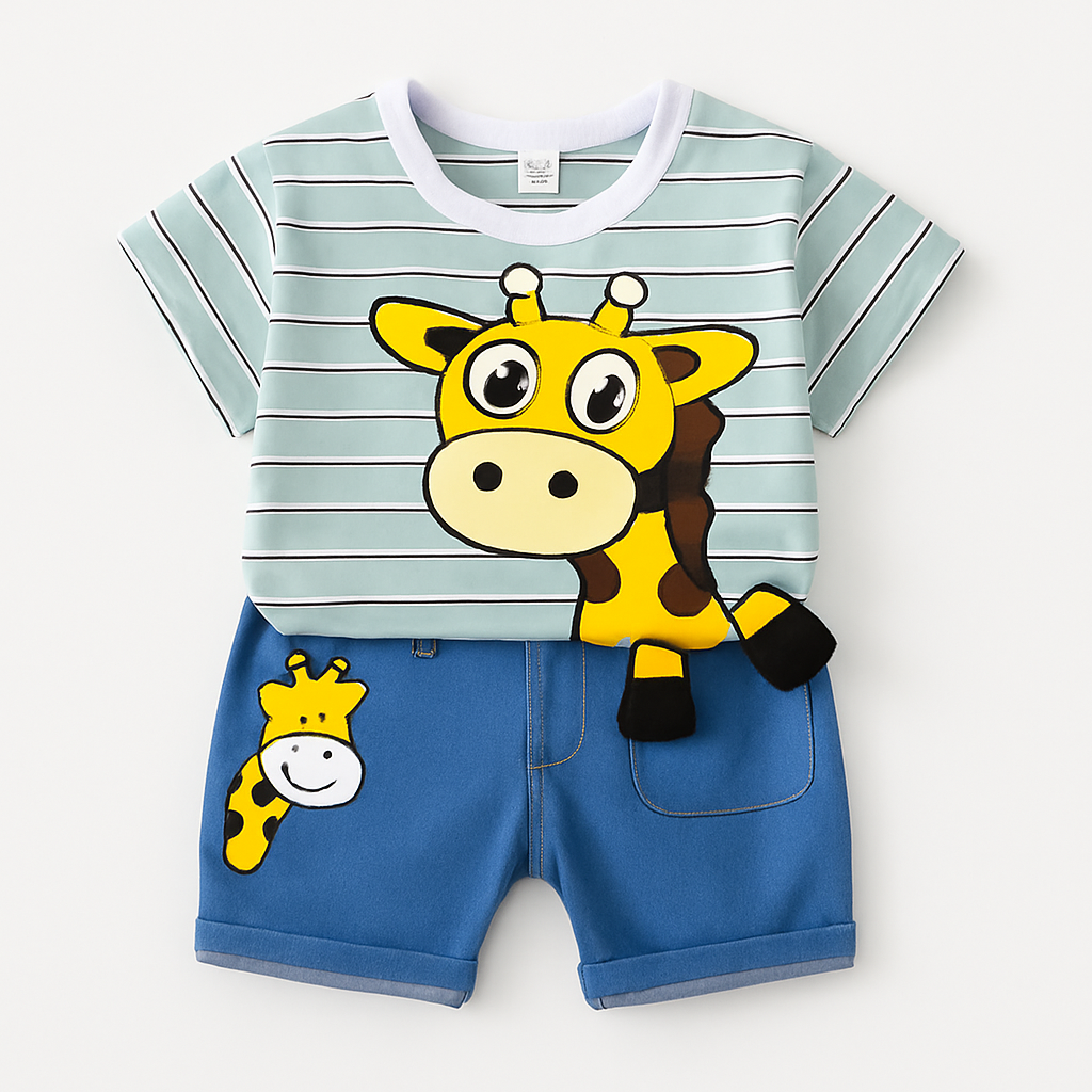 Conjunto Infantil Girafinha 3D