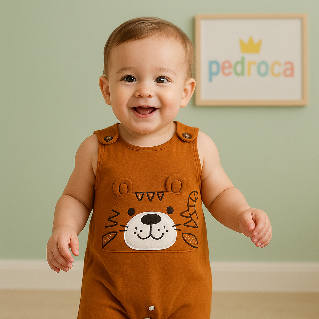 Macacão Infantil Tigre Encantado