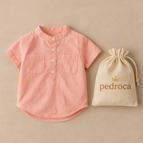 Camisa Infantil Gola Padre Linho